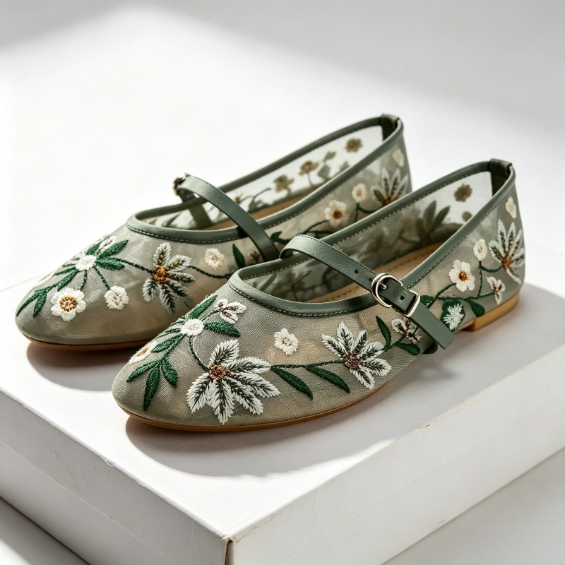 Ethnic Fashion Design - Örgü Işlemeli Eğlence Bale Daireler Kadın